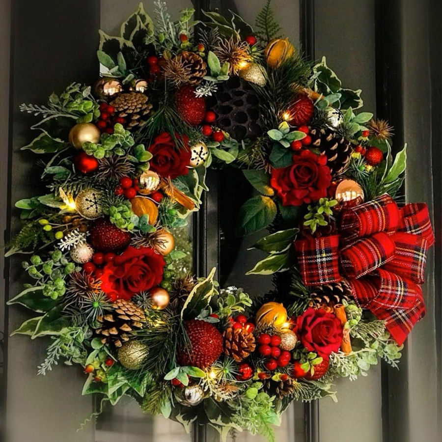 Christmas wreath on sale